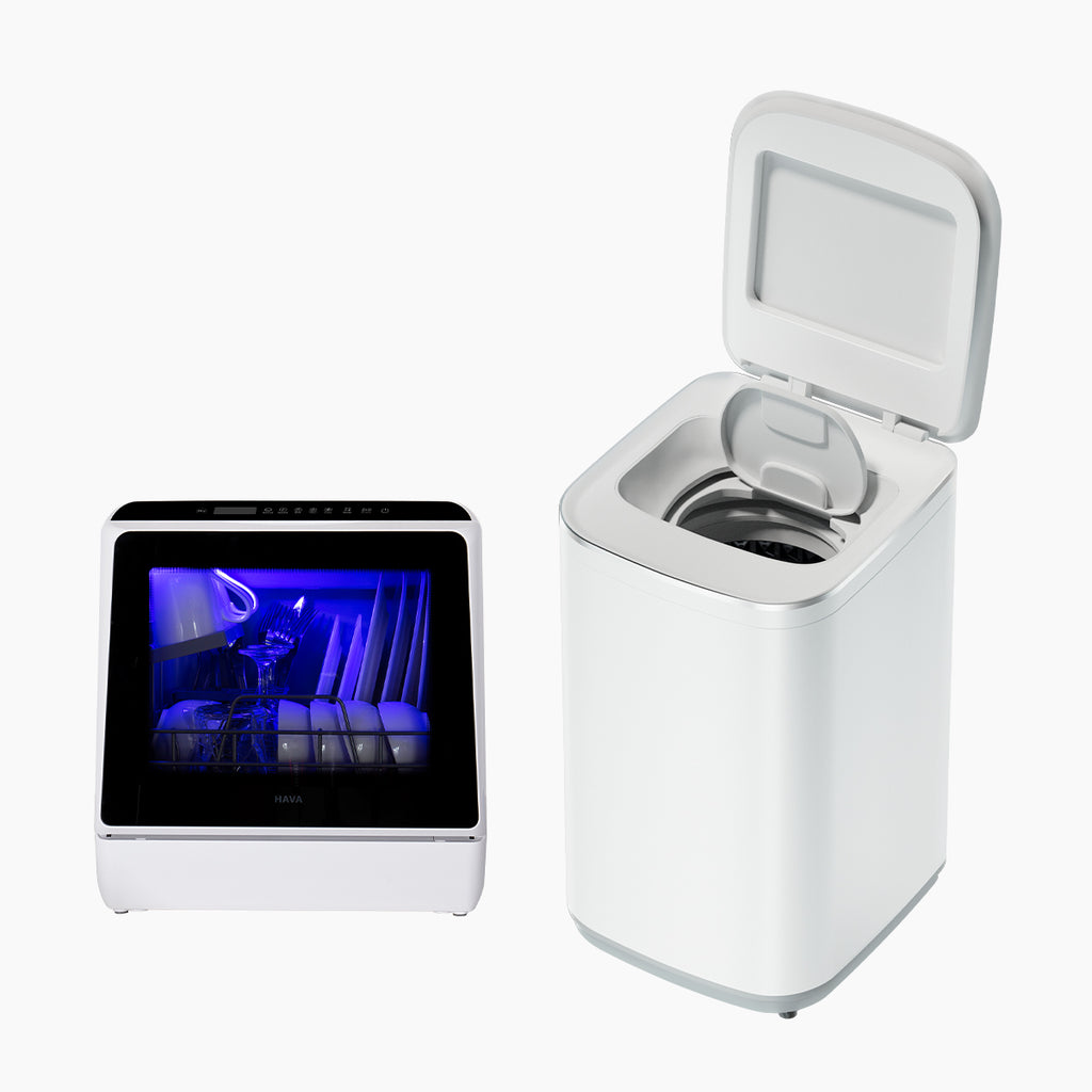 Pack Lave-linge HAVA T02 et Lave-vaisselle R01