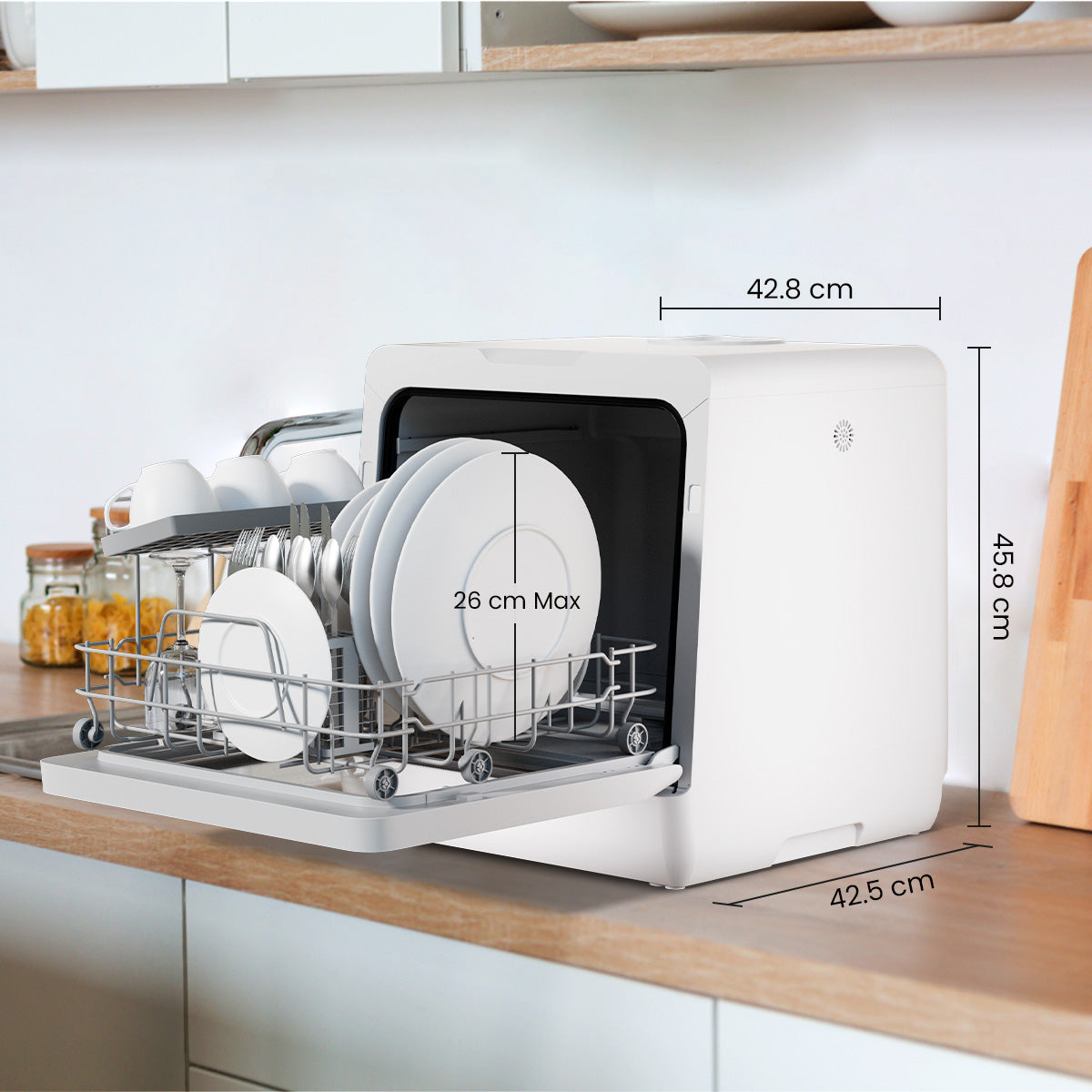 HAVA R09 Countertop Dishwasher Dimension