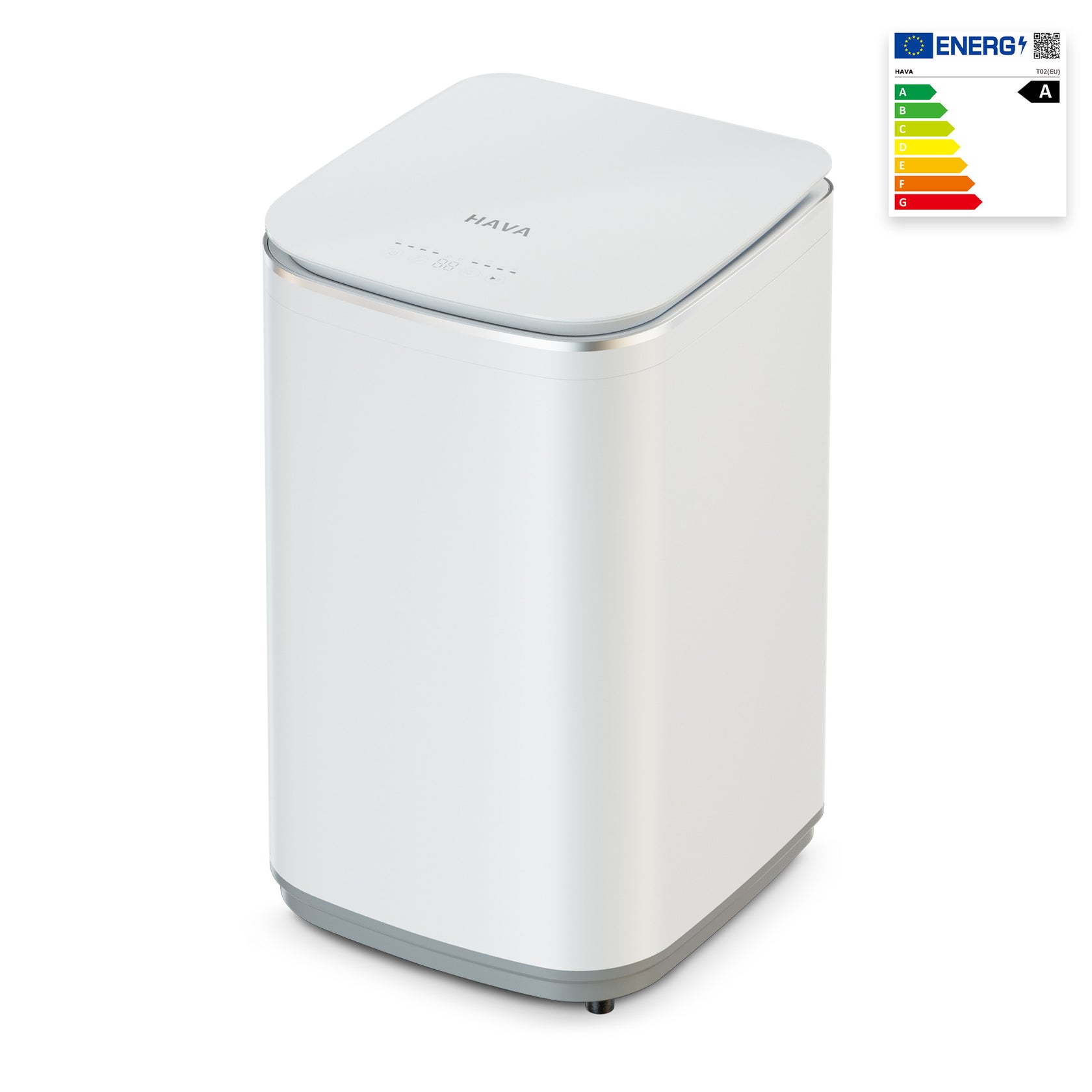 HAVA T02 Tragbare Waschmaschine | 3 kg Mini-Waschmaschine mit Warmwsche HAVA T02 Tragbare Waschmaschine | 3 kg Mini-Waschmaschine mit Warmwsche