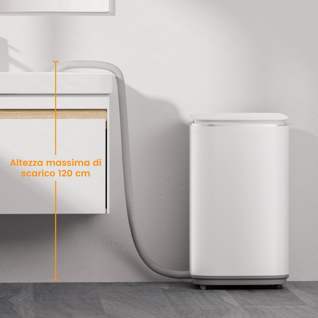 Mini Lavatrice Portatile Aggiornata 2025 - Ricaricabile E Multiscena, Ideale Per Biancheria Intima E Piccoli Capi