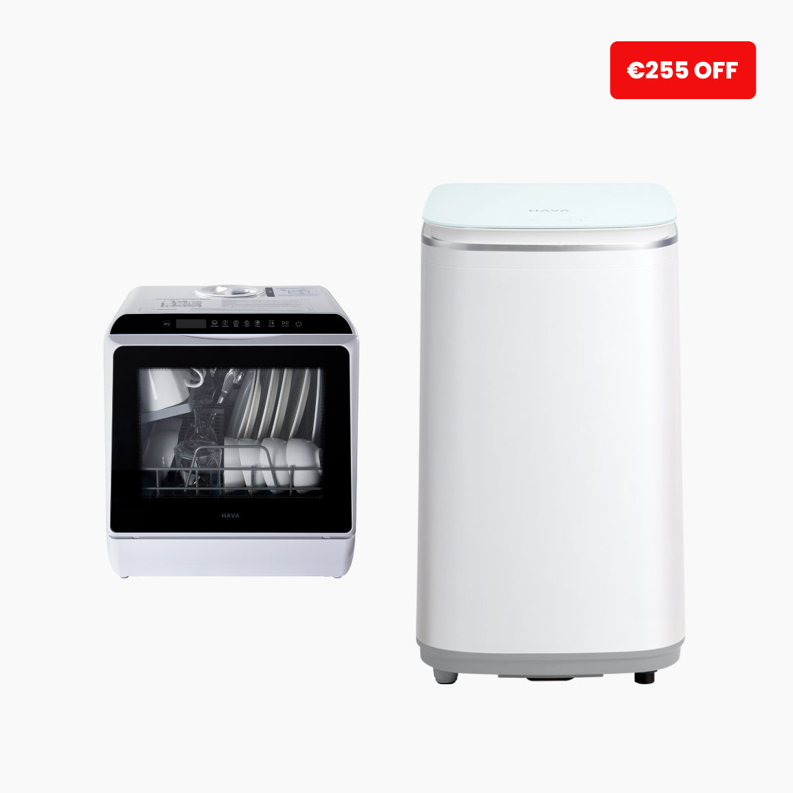 HAVA T01 Washer and R01 Dishwasher Bundle